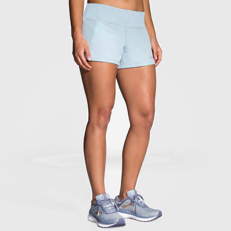 Brooks Chaser 3 Israel - Women's Running Shorts - White (97063-RTZF)